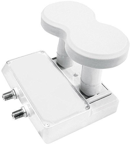 Smart TMT 43 Universal Twin-Monoblock LNB (Titanium Edition, 0,1 dB, F-Stecker, 4,3°) weiß