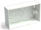 kenable Surface Mount Back Box Pattress Box 2 Gang for Quad Face Plates 32mm