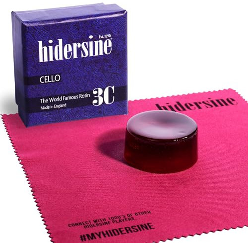 Hidersine 3C - Colofonia para violonchelo (20 g, tamaño mediano), colofonia ideal para jugadores de todos los estándares.