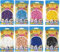 Hama Happy Price Toys Midi Bügelperlen (Kon-11) Konvulut 8 Farben (Weiß,Gelb,Lila,Blau,Azurblau,Pastell Pink,Hautfarbe,Schwarz) + 100 HPT Leuchtperlen in 6 Farben (Glow in the Dark)