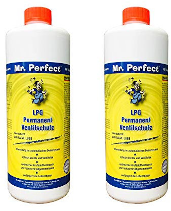 Mr. Perfect® LPG Permanent Ventilschutz, 2 x 1 Liter - Gassystem-Schutz vor Korrosion und Verbrennungsrückständen