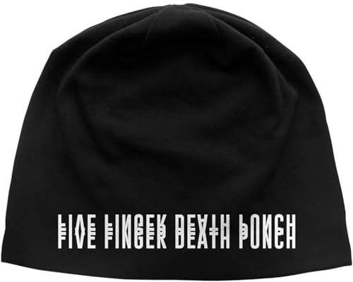 Five Finger Death Punch and Justice for None Logo Beanie Hat/Mütze