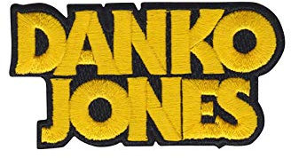 SigitasTrading Danko Jones Garage Blues Rock Aufnäher Besticktes Patch zum Aufbügeln Applique