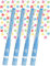 4x XXL (60 cm) Partykanone Partypopper Streamer ®Auto-schmuck (Bunt Schmetterlinge)