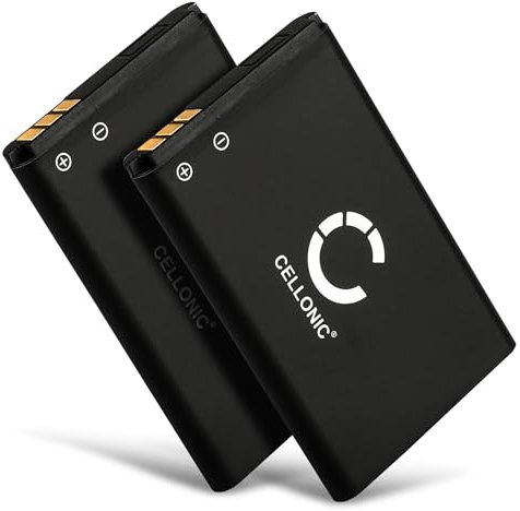 CELLONIC, Akku für Radio kompatibel mit Nokia 1110, 3650, 1100, 1110i, 2600, 2610, 6600 (3.7V, 1020mAh) 2 Stück