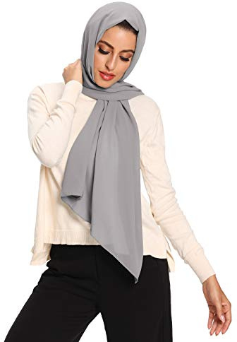 Txameru Chiffon Hijab Casual Mujer