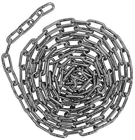 POFET 5 Meter 304 Edelstahl Hebekette Geeignet für Ankerkette, Geländer, Schaukelkette, Haustierkette, Kleideraufhängung (2mm)