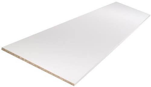 Tablette mélaminé blanc 2500 x 200 x 18 mm - PEFC 75%