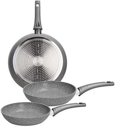 Tognana Pure Roq Set 3 Padelle da 20, 24, 28 cm