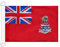 BANDERA NAUTICA PABELLÓN CIVIL ISLAS CAIMÁN 45x30cm - Pabellón de conveniencia CAIMANÉS - PABELLÓN NACIONAL 30 x 45 cm anillos - AZ FLAG