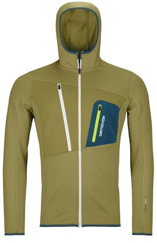 ORTOVOX 87211-66301 Fleece Grid Hoody M Sweatshirt Herren Sweet Alison Größe XL