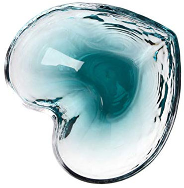 Luxshiny Herzkristallschale Herzschale Glas Herz Salatteller Dessertschalen Glas Klare Herzschale Glas Mischen Schüssel Glas Prep Schüssel Glas Lebensmittel Schüssel Mini Bonbonteller