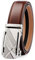 guvoosm Gürtel Herren,Leder Automatik Gürtel Für Herren Business Anzug l-3,5cm Breite-005-125-Cognac Brown