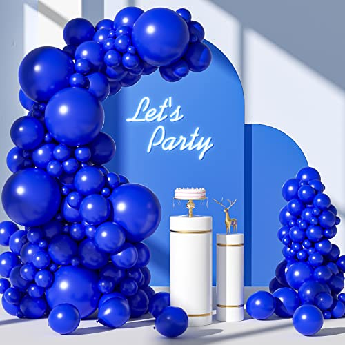 110pcs Royal Blue Balloon Arch Kit with 18 12 10 5 inch Balloons