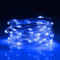 aifulo Blau Lichterkette Batterie Timer, 3M 30 Micro LED Lichterkette Innen mit 6H Timer, Wasserdichte Kupferdraht Lichterkette für Party, Garten, Weihnachten, Halloween, Schlafzimmer, Hochzeit