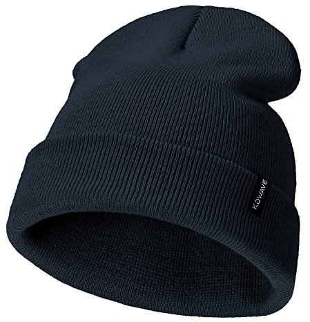 KDWAVE Knit Cuffed Beanie Hut Skull Cap Niedlich für Männer Frauen Unisex Fischer Mützen Weich Warm Stretchy Solid Farbe