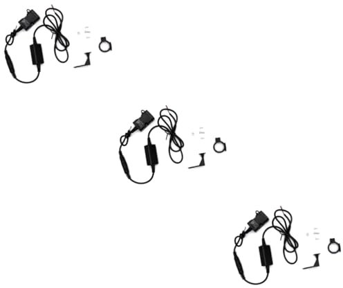 OSALADI 3pcs Motorcycle Usb Charger Kit Dual Usb Socket Fast Charger for Bike Smartphone Gps Camera