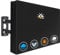 Zettum Funda para TV de 60 – 65 pulgadas, cubierta exterior 600D Oxford, revestimiento de poliuretano, resistente y resistente al agua, protector de pantalla para TV (Negro)