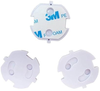 JaBranDo - Kindersicherung für Steckdosen (20 Stück) - Kinder Steckdosenschutz einfach anzubringen - Sicherheit für Babys und Kleinkinder