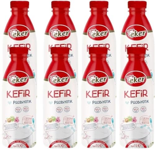 Eker Kefir Getränk aus fermentierter Milch 1000 Mililiter x 8 STÜCK