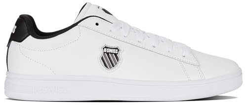 Kswiss Men's Court Shield Ii,Wht/Blk/Decmbrskygry,49EU