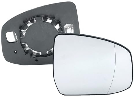 HZ-DESIGN Spiegelglas für Außenspiegel Glas Rechts kompatibel mit Focus II + III Mondeo IV