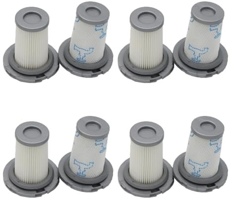 Aspirapolvere Filtro Lavabile Di Ricambio. Compatibile Con Rowenta X-Pert 6.60 ZR9005 RH6837 RH6838 RH6878 RH6877. Filtro For Aspirapolvere ZR009005(White-8 pcs)