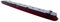 Dritte Bremsleuchte,Bremsleuchte Passend for Mercedes Benz C-Klasse W203 Limousine 2001–2007, rote dritte hohe Brems-/Stoppleuchte.