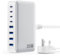 200W USB C Fast Charger Block,Upgraded GaN III 8-Port Charging Station Hub,PD 65W Laptop Charger Power Adapter Compatible with MacBook Pro/Air,Dell XPS, iPhone 16/15/Pro/14,Galaxy S24/S23 etc-White