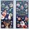 9 Blatt Fensterbild Weihnachten, Kinder Fensterbilder Weihnachtsdeko Selbstklebend，Statisch Fensterfolie Weihnachten，Winterdekoration Doppelseitige, Weihnachtsfensterbilder PVC Schneemänner
