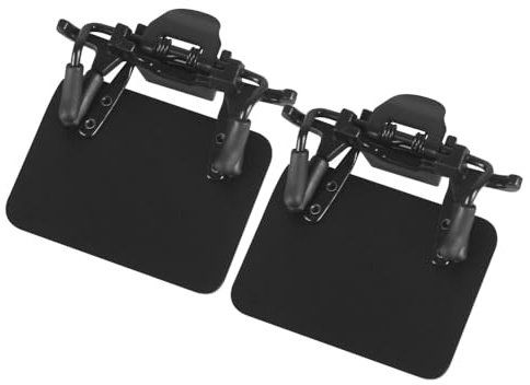 MiOYOOW Patchss pour Lunettes de Tir 3×4cm, 2 Pcs Patchs Lunettes se Tir à l'arc Rotatives à 180 °, Patchs Tir Légers Résine Standard International, pour Tir de Vue Aide à la Cible