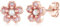 Bewenda Silber Blumen Ohrstecker für Damen Mädchen, Kirschblüte Ohrringe Silber 925 Stecker, Hypoallergen Ohrstecker mit Perle Klein 7mm, Süße Blumenohrringe Schlafen Knorpel Stecker mit Geschenkbox
