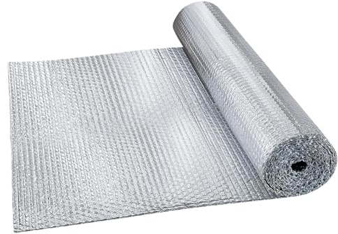 Panneaux de réflecteurs de refroidissement, isolation de porte de garage, rouleau de film réfléchissant en aluminium pour radiateur à bulles d'air, bricolage, film d'isolation thermique et solaire