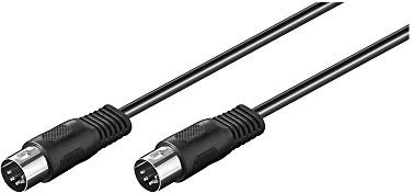 Goobay 50020 Cavo di Collegamento Audio DIN, Schermato, 1.5m Lunghezza del Cavo