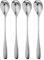 Robert Welch Stanton Satin Long Handled Spoon, Set of 4. Made from Stainless Steel. Dishwasher Safe.