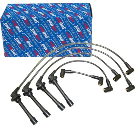 JAPKO 132102 Zündleitungssatz Zündkabelsatz Kompatibel mit NISSAN ALMERA TINO V10 132102 134280 224402J210 | 132102 passend für G20 100NX Almera Primera