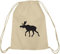 Shirtstreet24, ELCH, Schweden Skandinavien Baumwoll natur Turnbeutel Rucksack Sport Beutel, Größe: onesize,natur