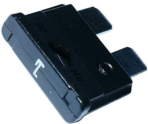 AERZETIX - C10354-10 x Sicherungen - 1A - Schwarz - Midi - 19mm - 6V 12V 24V 32V - für Auto - Motorrad - LKW