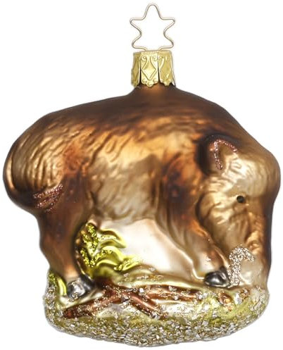 Inge Glas - Christbaumschmuck, Baumschmuck - Wildschwein - 8,5 cm