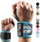 Handgelenkbandage [2er Set] in45 cm Länge +Grundübungs Guide - Wrist Wrapsfürs Krafttraining, Bodybuilding, Crossfit und Fitness - Handgelenkbandagen für Frauen und Männer geeignet - ATHLETIC AESTHETICS (45 cm Türkis)