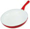 Buckingham Ceramic Coated Induction Frying Pan 28cm-RED with Soft Touch Handle, 47 x 28 x 5.5 cm