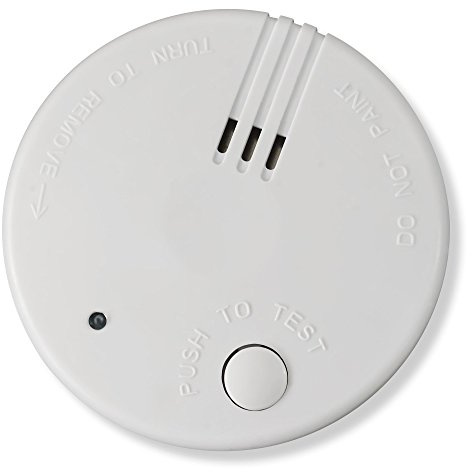 2X NEMAXX Mini-FL2 Rauchmelder - hochwertiger & diskreter Mini Brandmelder Feuermelder Rauchwarnmelder mit Lithium Batterie - nach DIN EN 14604 + 2X NEMAXX Magnetbefestigung
