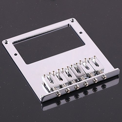 LYWS Tele Bridge Tele Humbucker-Gitarrenbrücke für Telecaster-Gitarre, Chrom