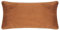 PAD - Elegance - SAMT Kissen, Zierkissen, Kissenhülle - 35 x 60 cm - Farbe: Cognac Braun - Ohne Füllung