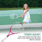 Tennisschläger Kinder 23,Tennisschläger Kinder 25,Tennisschläger,Robuster Einzel-Tennisschläger Mit Tragetasche Kinder-Trainingsschläger,Profi-Tennis-Schläger Für Anfänger,Fortgeschrittene Und Elite-S
