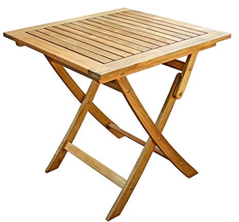 Dehner Klapptisch Macao, ca. 72 x 70 x 70 cm, aus FSC® - zertifiziertem Akazienholz, natur