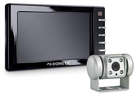 DOMETIC PerfectView RVS 545 Reversing Video System with Silver Colour Camera for Console and 5 Inch Monitor