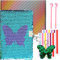 Pailletten Tagebuch, Magic Pailletten Notizbuch und Einhorn Stifte, A5 Reisetagebuch mit DIY Schmetterling Notizblock–Meerjungfrau Reversible Notizbuch Journal für Kinder Mädchen Geburtstag Geschenk
