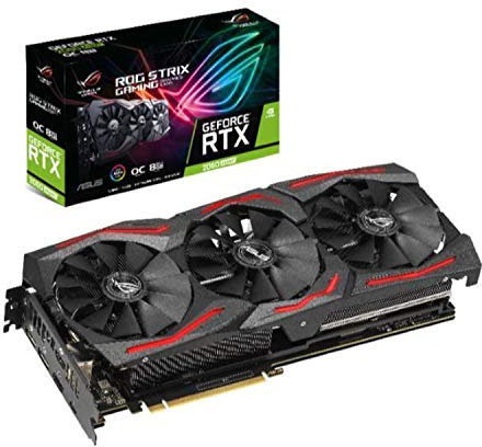 ASUS ROG Strix GeForce RTX 2060 Carte Graphique Gaming Super overclockée 8 G GDDR6 HDMI DisplayPort USB Type-C (ROG-STRIX-RTX-2060S-O8G-GAMING)