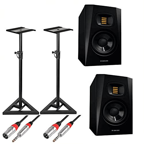 ADAM Audio Adam Audio T5V 5 Studio Monitors with Stands & Cables
